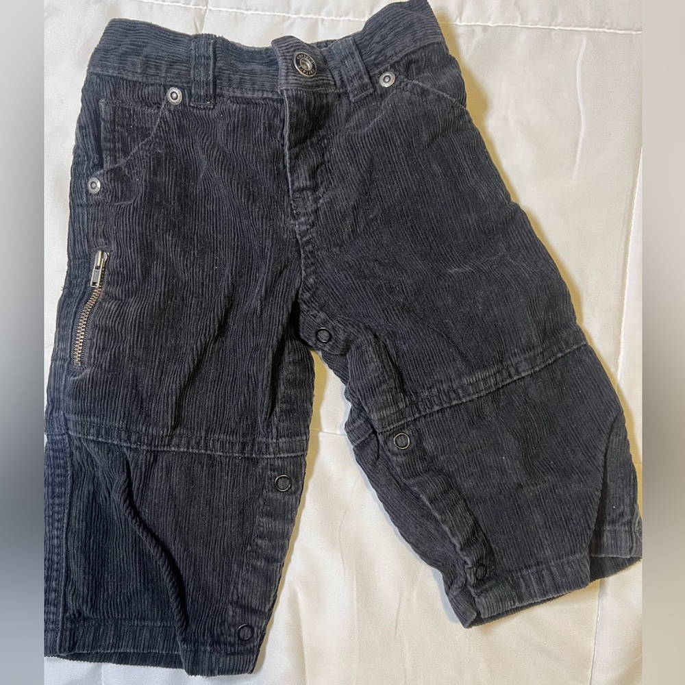 Carters Baby Boy Corduroy pants black